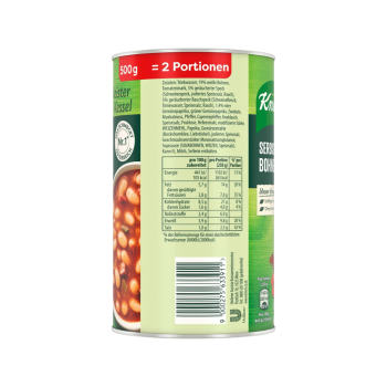 Knorr Meister Kessel Serbische Bohnensuppe, 500 Gramm Dose